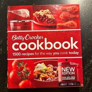 Betty Crocker Cookbook - Vibrant Red Edition